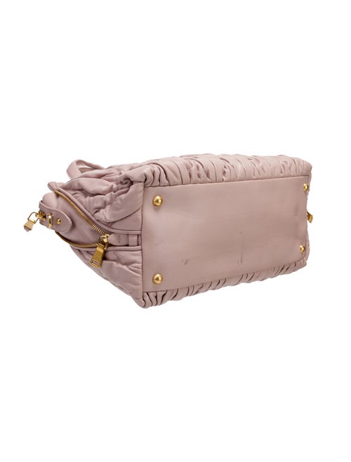 Miu Miu Leather Top Handle Bag