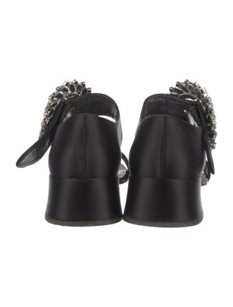 Miu Miu Satin Slingback Sandals