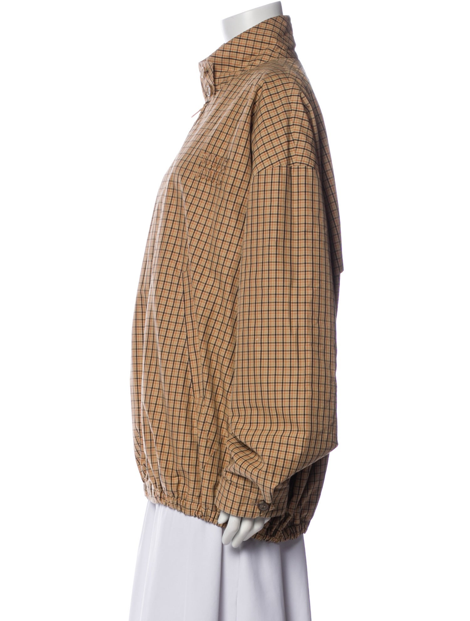 Miu Miu 2024 Plaid Print Jacket