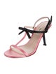Miu Miu Satin Slingback Sandals