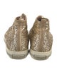 Miu Miu Glitter Colorblock Pattern Sneakers