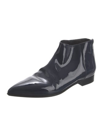 Miu Miu Patent Leather Chelsea Boots