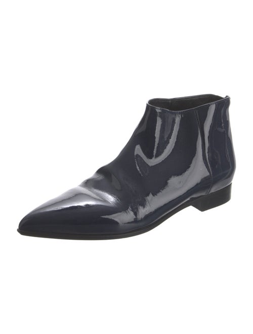 Miu Miu Patent Leather Chelsea Boots