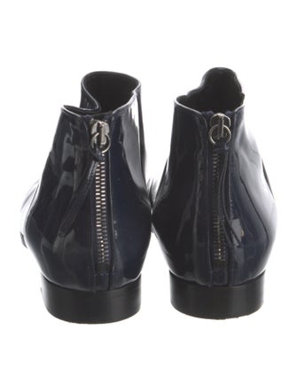 Miu Miu Patent Leather Chelsea Boots