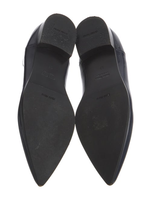 Miu Miu Patent Leather Chelsea Boots