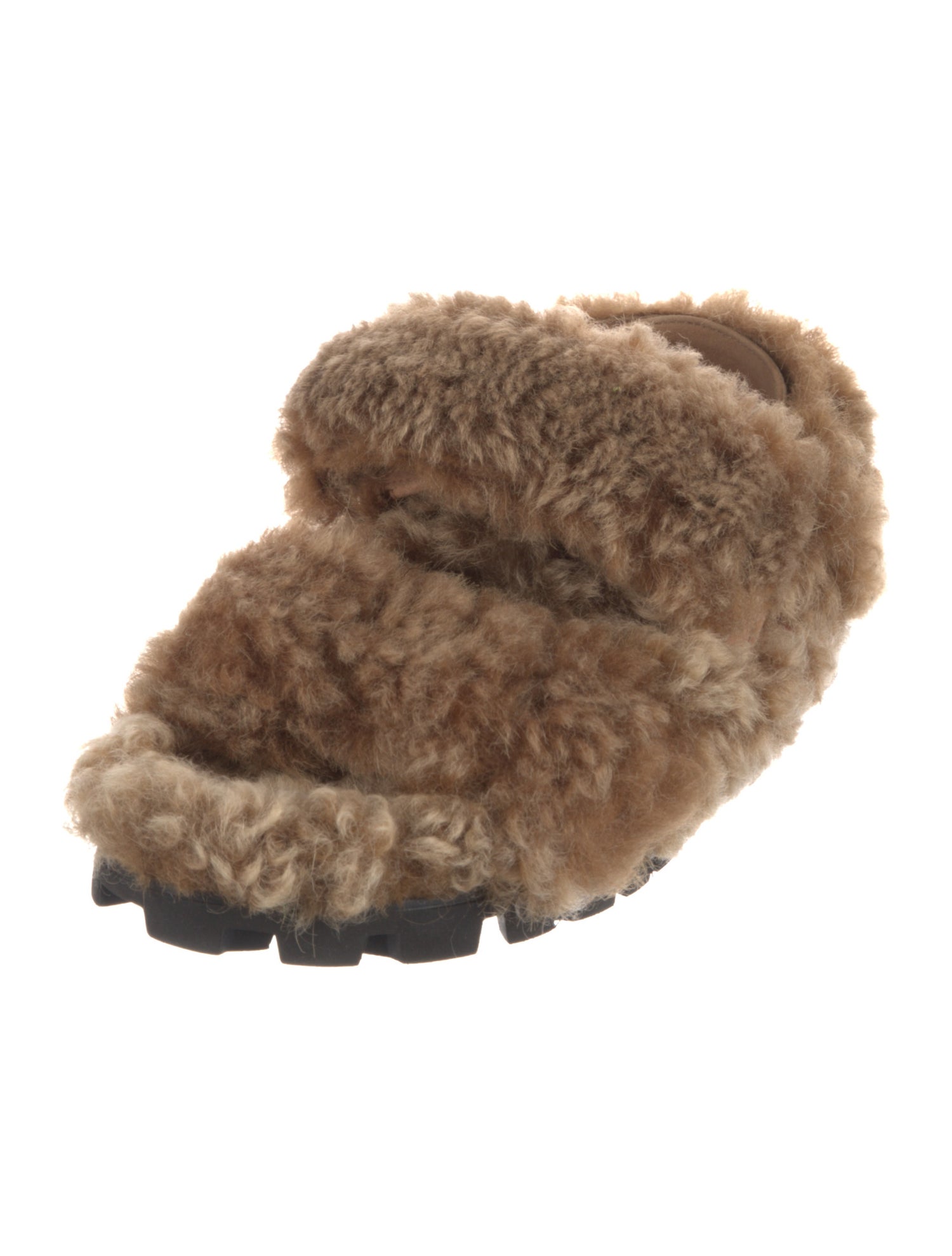 Miu Miu Shearling Slides