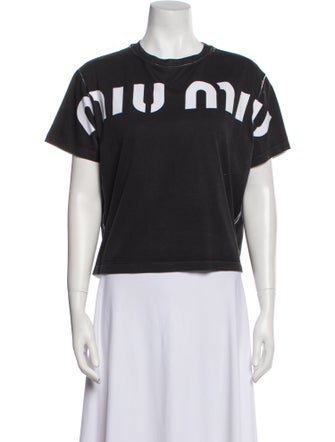 Miu Miu 2023 Graphic Print T-Shirt