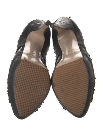 Miu Miu Leather Studded Accents Pumps