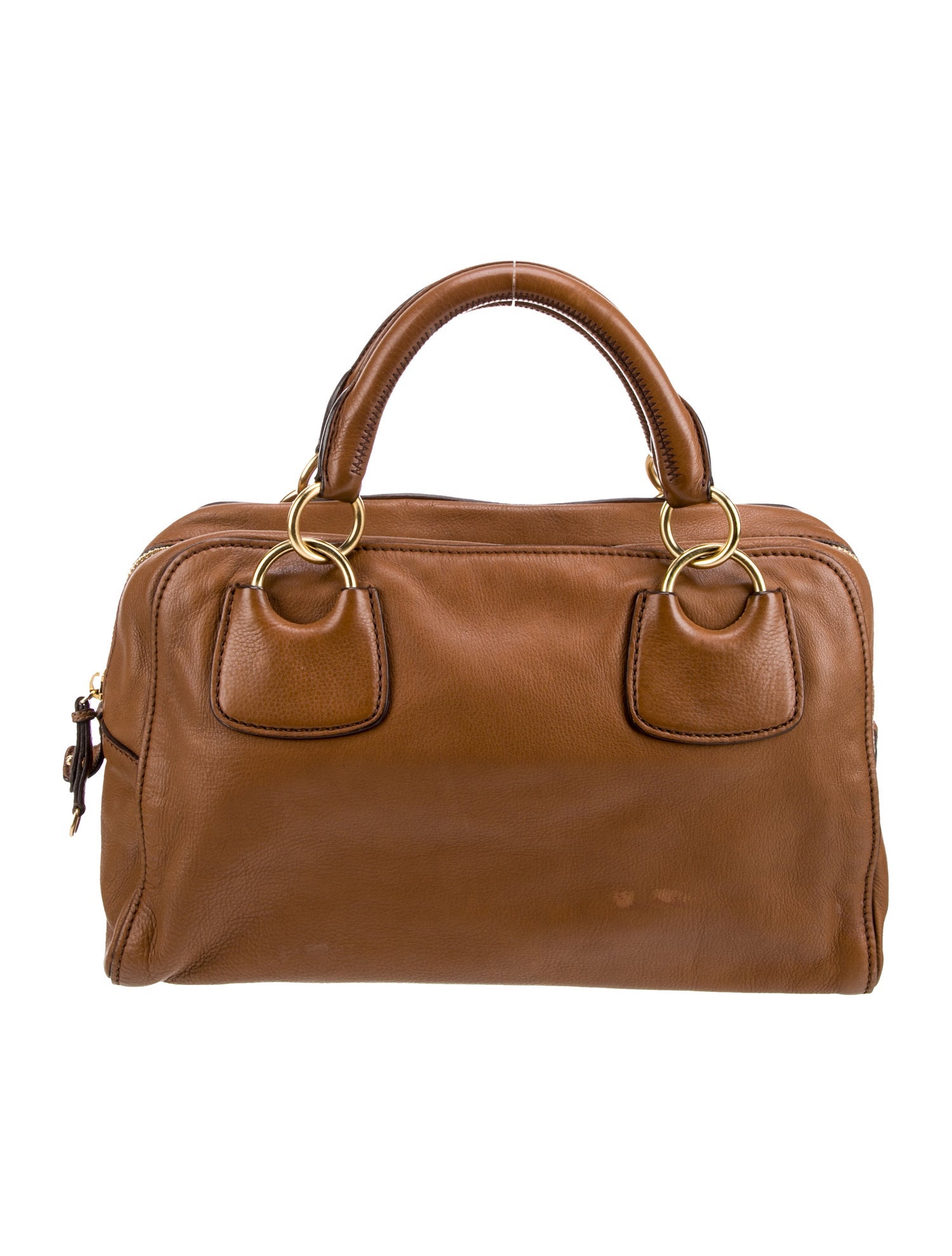 Miu Miu Leather Top Handle Bag