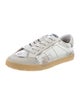 Miu Miu Leather Distressed Accents Sneakers