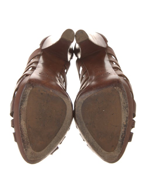 Miu Miu Leather T-Strap Pumps