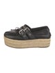 Miu Miu Leather Bow Accents Espadrilles