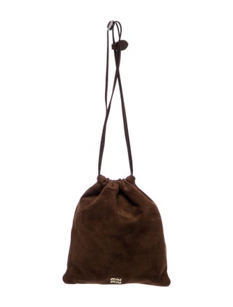 Miu Miu Suede Bucket Bag