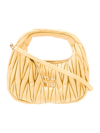 Miu Miu Lambskin Matelasse Wander Mini