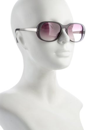Miu Miu Round Gradient Sunglasses