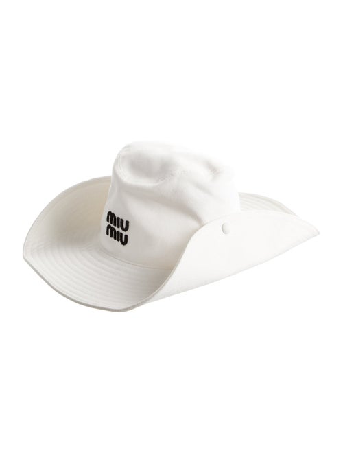 Miu Miu Logo Embroidered Bucket Hat