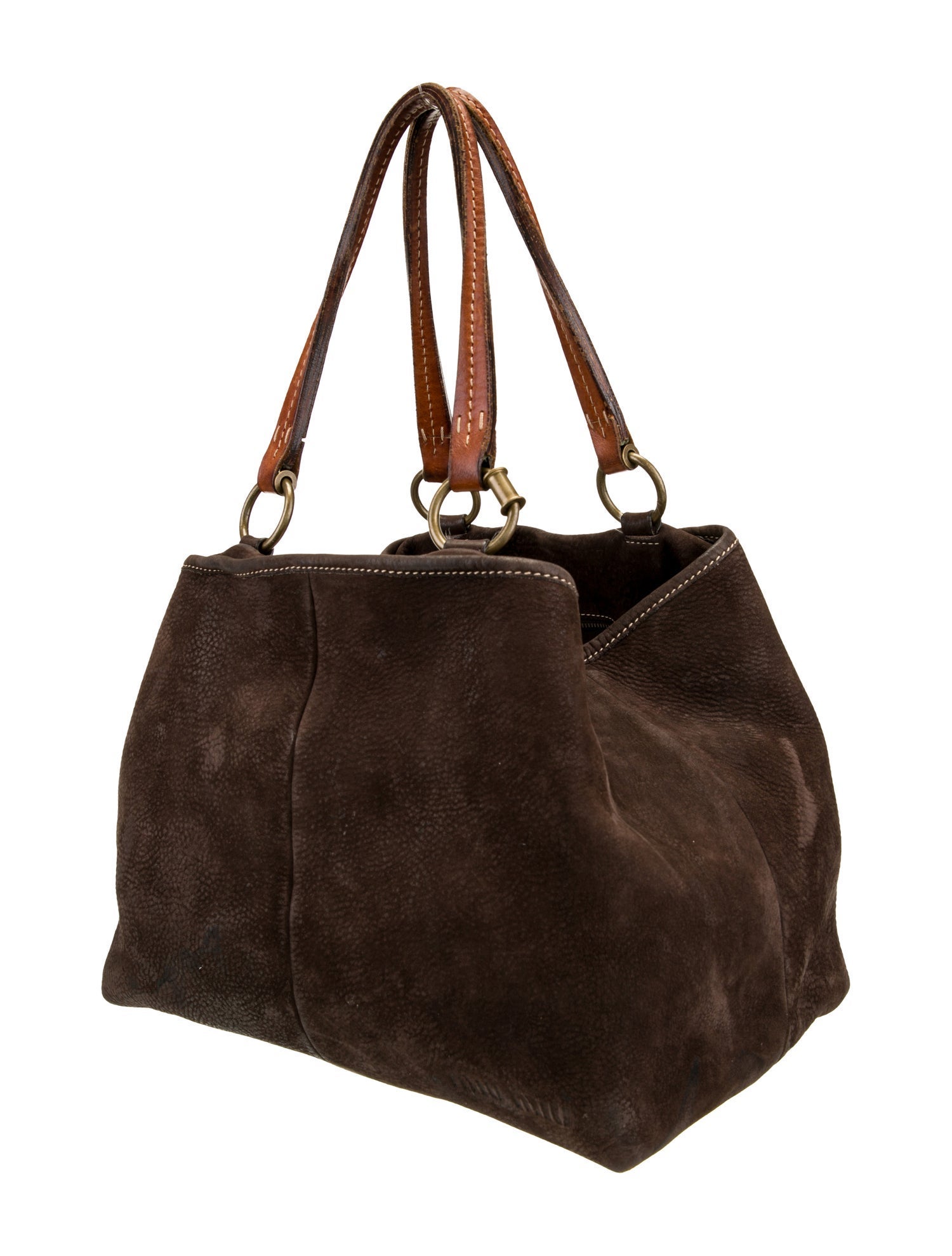 Miu Miu Nubuck Top Handle Bag