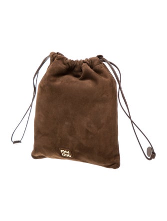 Miu Miu Suede Bucket Bag