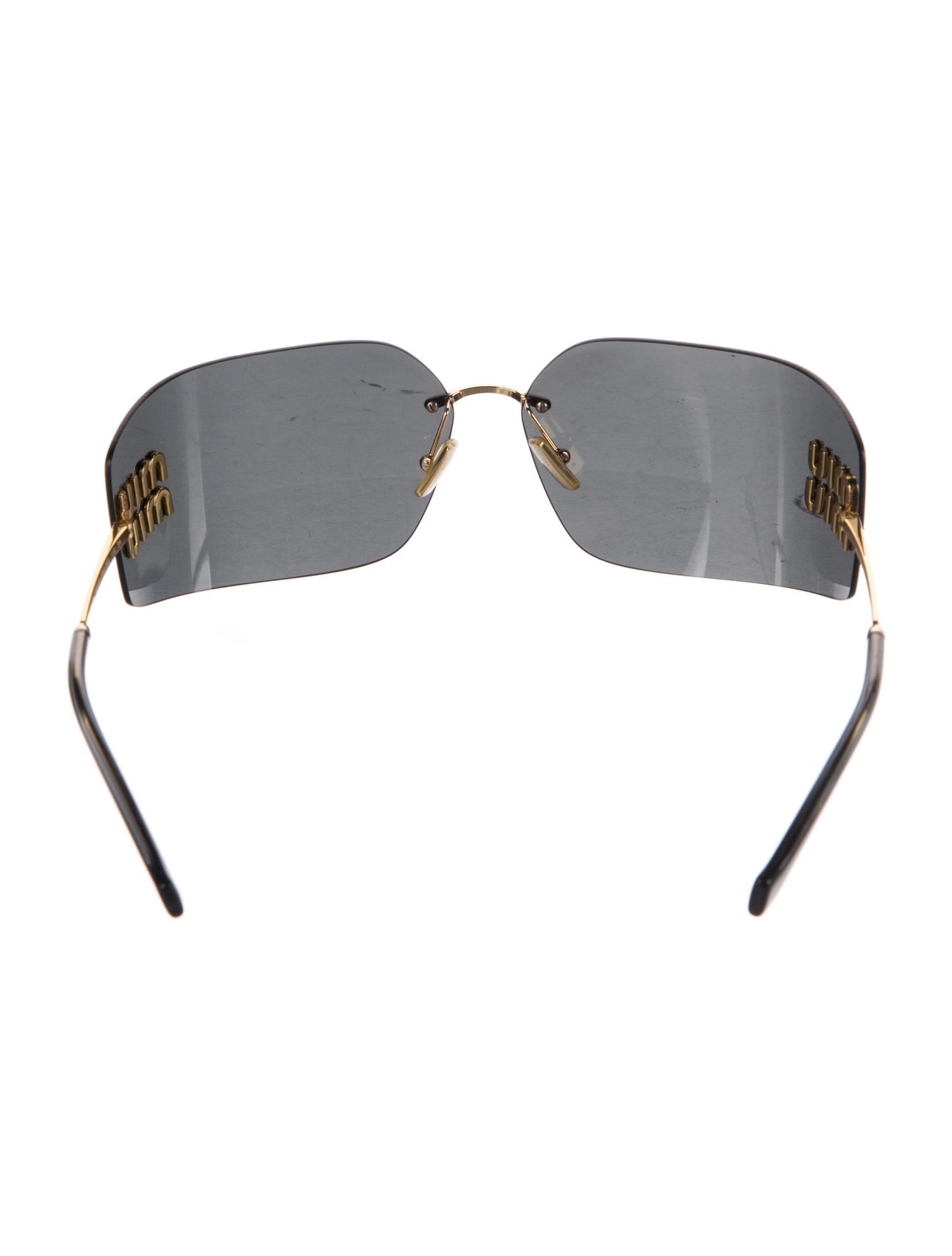Miu Miu Shield Tinted Sunglasses