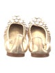 Miu Miu Leather Crystal Embellishments Ballet Flats