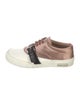 Miu Miu Leather Colorblock Pattern Sneakers