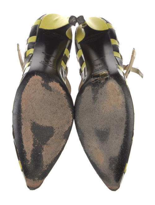 Miu Miu Leather Printed Mules