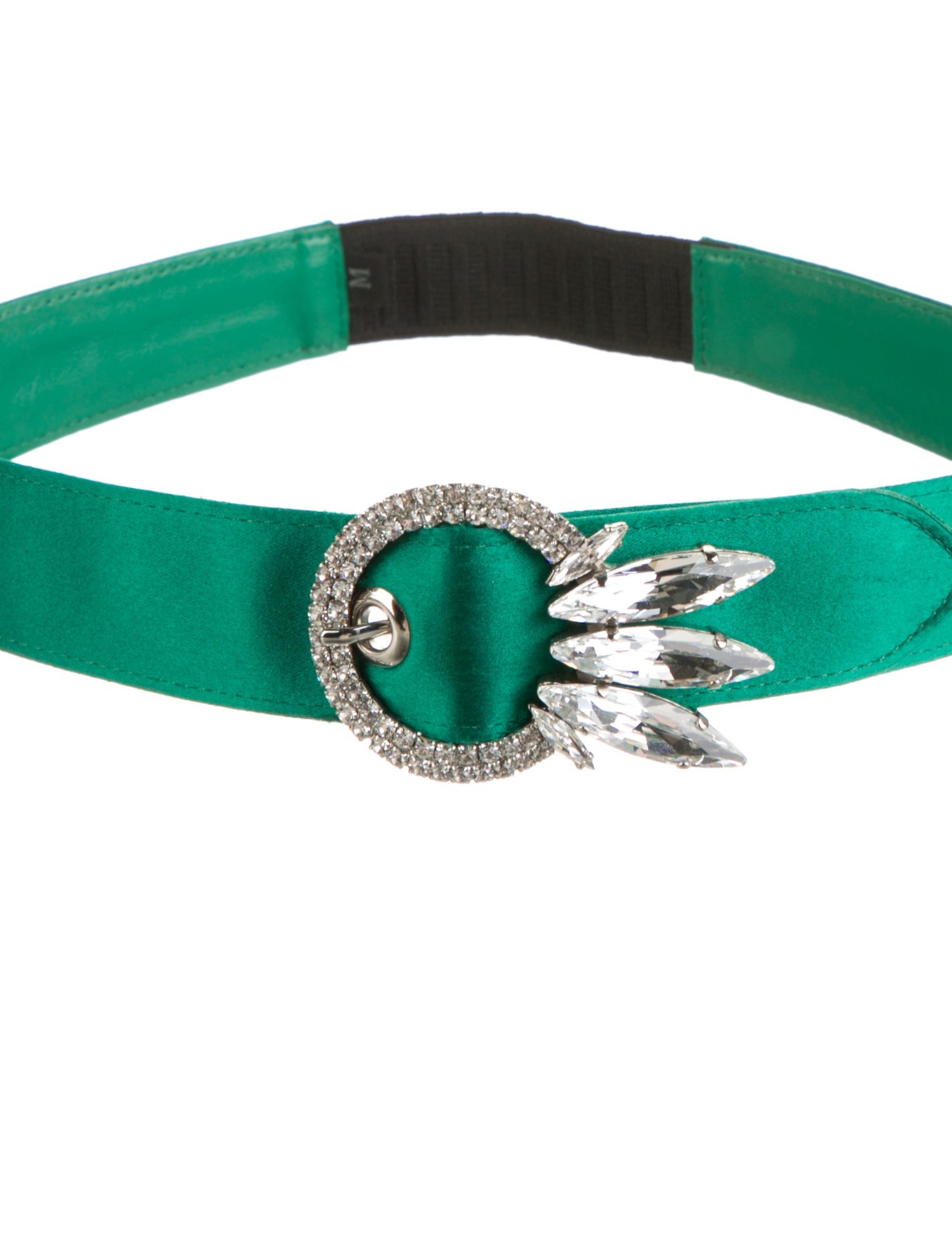 Miu Miu Crystal Buckle Headband