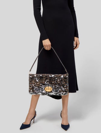 Miu Miu Sequins Shoulder Bag