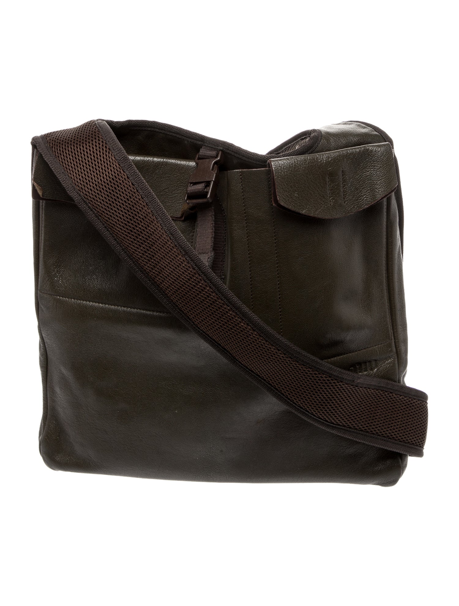 Miu Miu Leather Messenger Bag