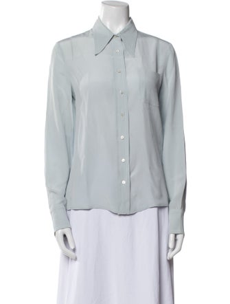 Miu Miu 2012 Silk Button-Up Top