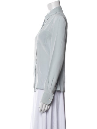 Miu Miu 2012 Silk Button-Up Top