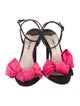 Miu Miu Suede Bow Accents D'Orsay Pumps