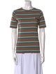 Miu Miu 2024 Striped T-Shirt