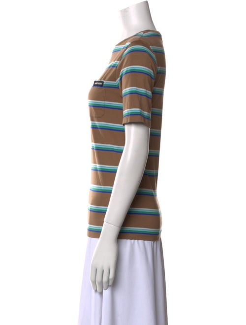 Miu Miu 2024 Striped T-Shirt