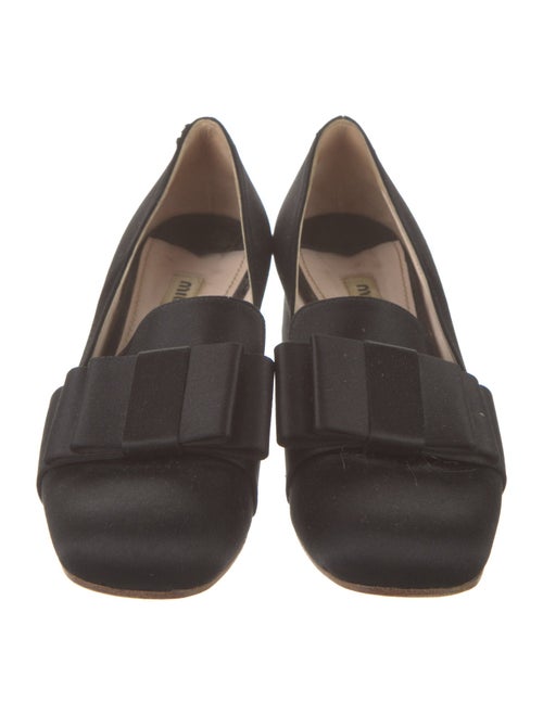 Miu Miu Suede Bow Accents Pumps