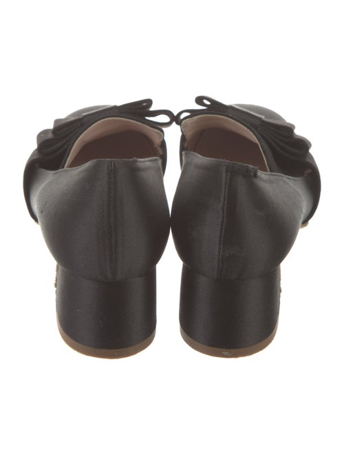 Miu Miu Suede Bow Accents Pumps