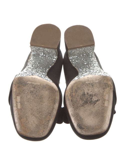 Miu Miu Suede Bow Accents Pumps