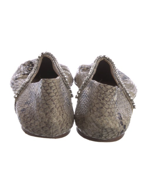 Miu Miu Leather Animal Print Flats