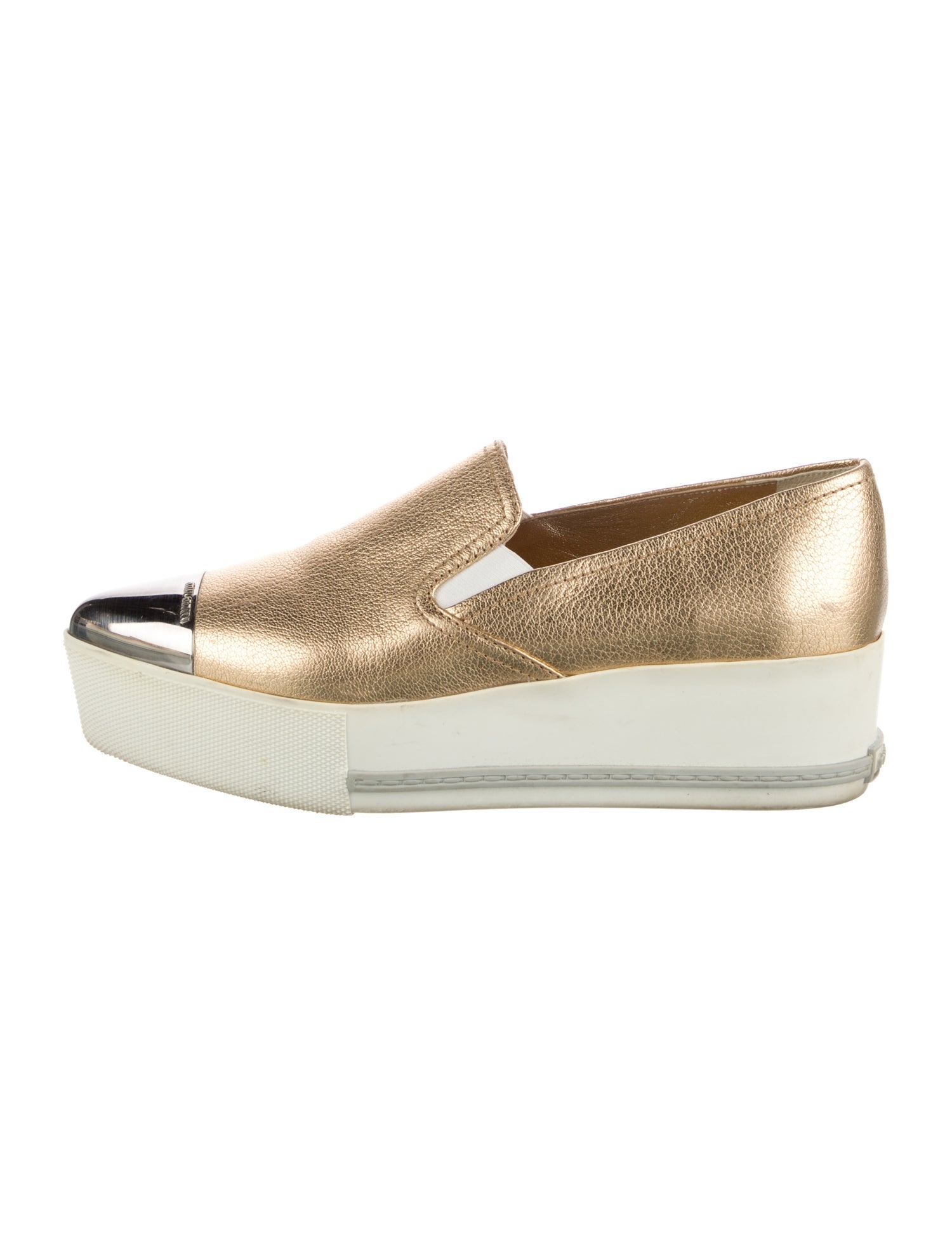 Miu Miu Leather Loafers