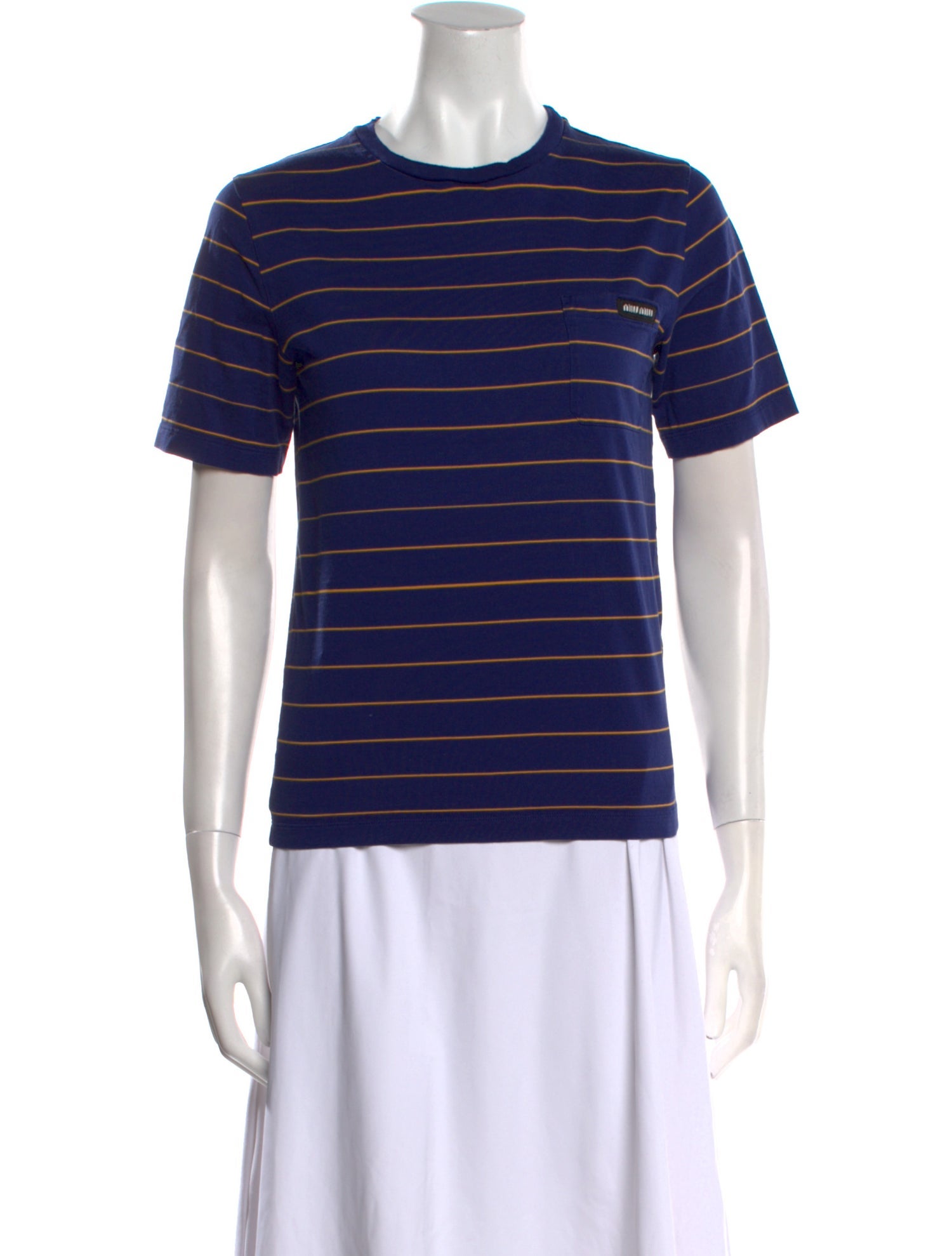 Miu Miu 2024 Striped T-Shirt