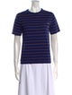 Miu Miu 2024 Striped T-Shirt