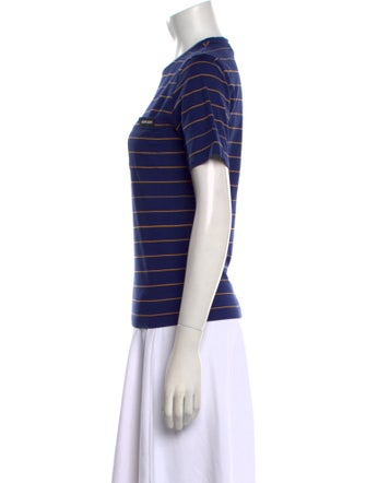 Miu Miu 2024 Striped T-Shirt