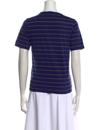 Miu Miu 2024 Striped T-Shirt