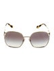 Miu Miu Oversize Gradient Sunglasses