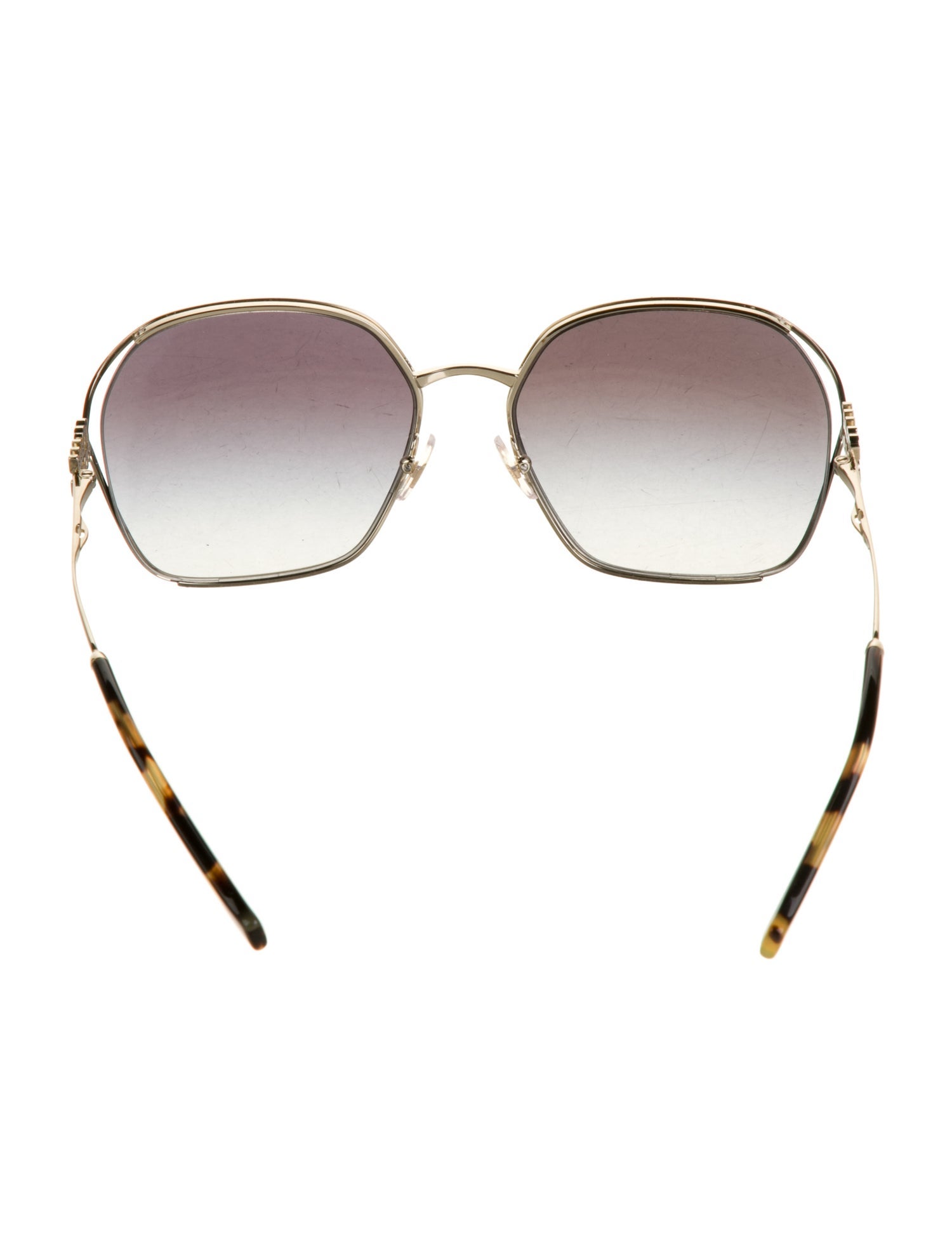 Miu Miu Oversize Gradient Sunglasses