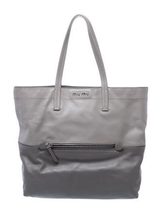 Miu Miu Leather Tote