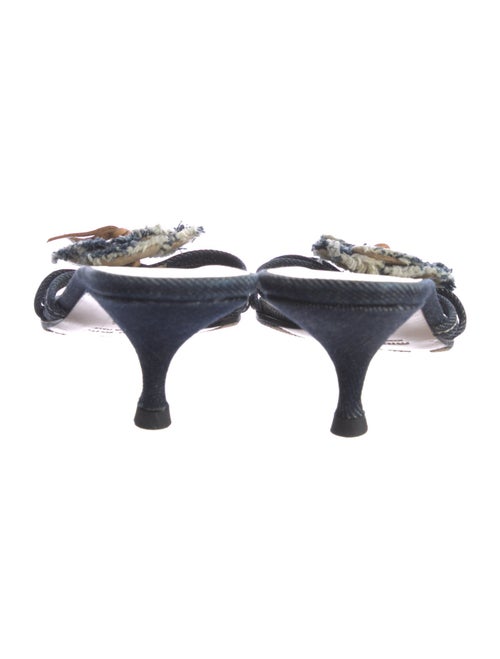 Miu Miu Denim Slides