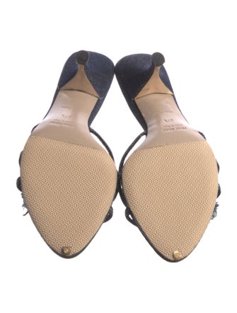 Miu Miu Denim Slides