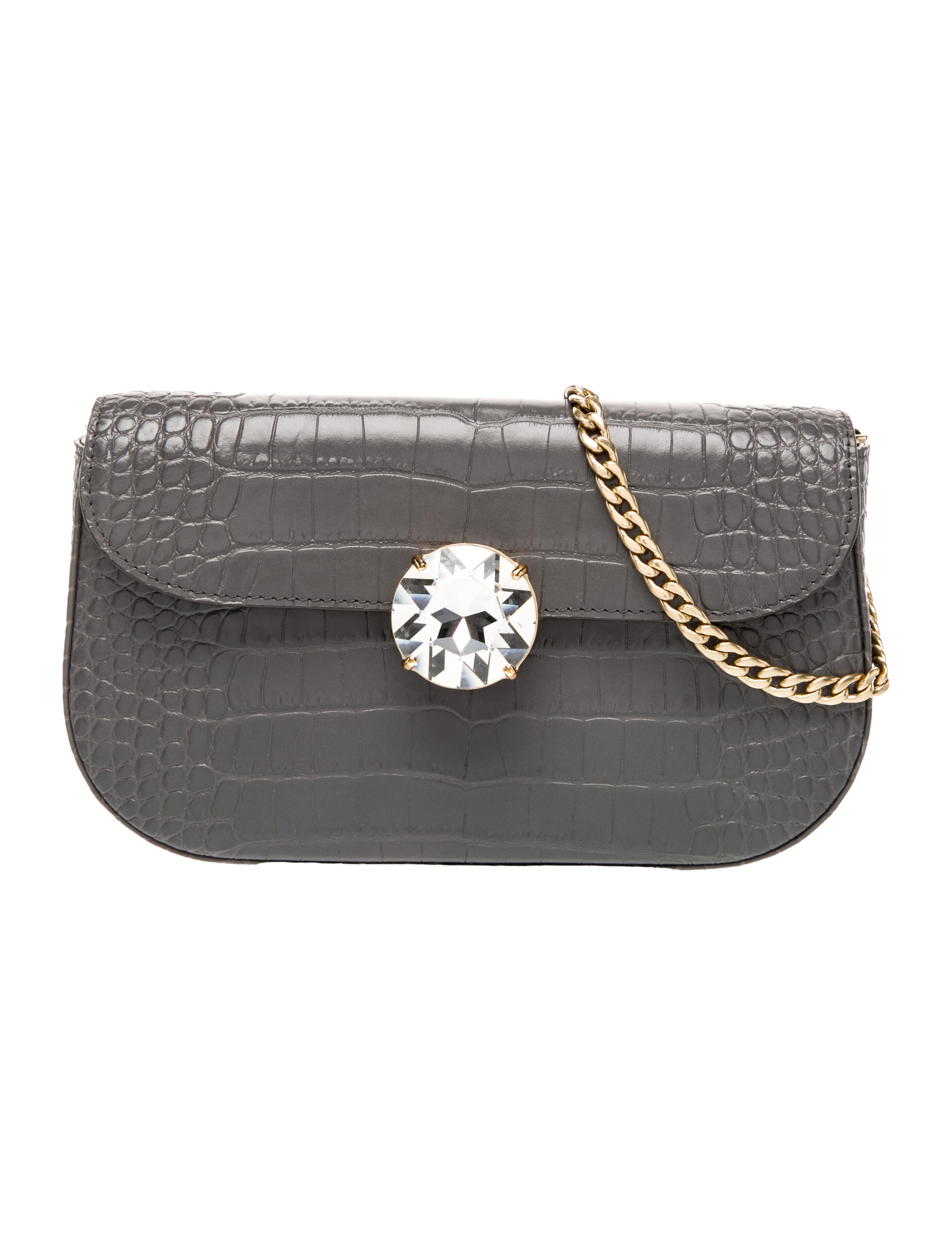 Miu Miu Embossed Leather Crossbody Bag