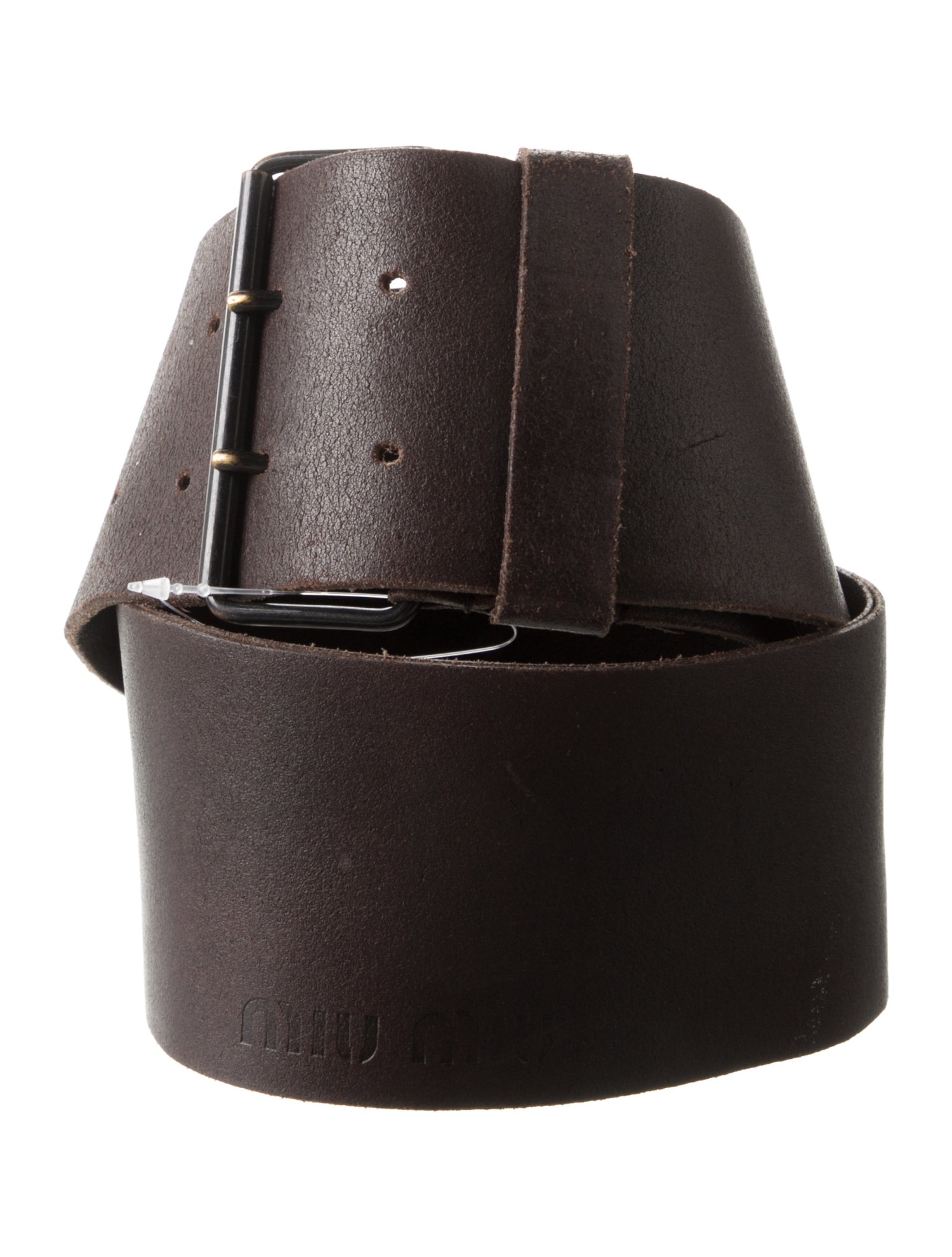Miu Miu Wide Leather Belt